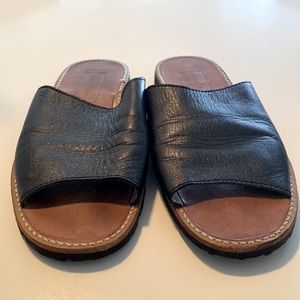 Cole Haan leather slides. Size 8.